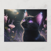 Poscards Chat Mauve 11 ポストカード (正面)