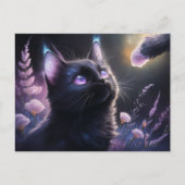 Poscards Chat Mauve 14 ポストカード (正面)