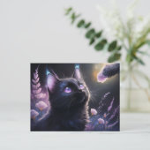 Poscards Chat Mauve 14 ポストカード (スタンド正面)