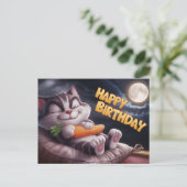 Poscards Happy Birthday Petit Chat ポストカード (スタンド正面)