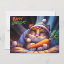 Poscards Happy Birthday Petit Chat 10
