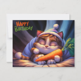 Poscards Happy Birthday Petit Chat 10 ポストカード