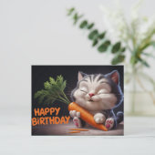 Poscards Happy Birthday Petit Chat 11 ポストカード (スタンド正面)