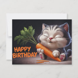 Poscards Happy Birthday Petit Chat 11 ポストカード