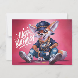 Poscards Happy Birthday Renard ポストカード