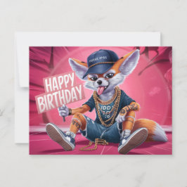 Poscards Happy Birthday Renard 03 ポストカード