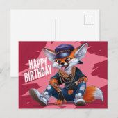 Poscards Happy Birthday Renard 05 ポストカード (正面/裏面)