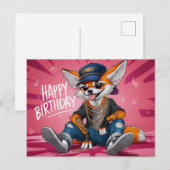 Poscards Happy Birthday Renard 06 ポストカード (正面/裏面)