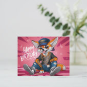 Poscards Happy Birthday Renard 06 ポストカード (スタンド正面)