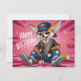 Poscards Happy Birthday Renard 06 ポストカード