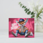 Poscards Happy Birthday Renard 07 ポストカード (スタンド正面)