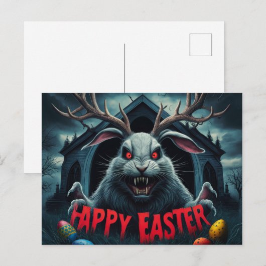 Poscards Happy Easter ポストカード (正面/裏面)