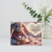 Poscards Happy Easter Lapin ポストカード (スタンド正面)
