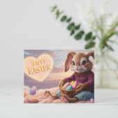 Poscards Happy Easter Lapin 09 ポストカード (スタンド正面)