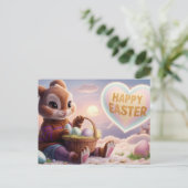 Poscards Happy Easter Lapin 10 ポストカード (スタンド正面)