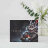 Poscards Happy Easter Lapin Oeuf Horror 02 ポストカード (スタンド正面)