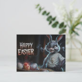 Poscards Happy Easter Lapin Oeuf Horror 06 ポストカード (スタンド正面)