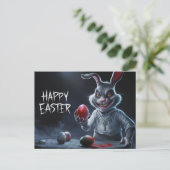 Poscards Happy Easter Lapin Oeuf Horror 09 ポストカード (スタンド正面)