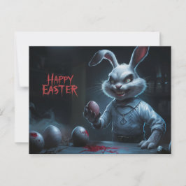 Poscards Happy Easter Lapin Oeuf Horror 10 ポストカード