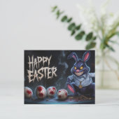 Poscards Happy Easter Lapin Oeuf Horror 11 ポストカード (スタンド正面)