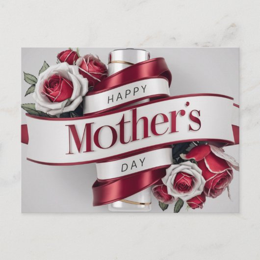 Poscards Mother's Day Fleur 06 ポストカード (正面)