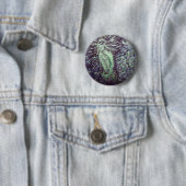 Poseidonの青いギリシャの神の超現実的な絵画 缶バッジ (インサイチュ)