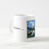Poseidon…. 私を見て下さい! コーヒーマグカップ (正面左)
