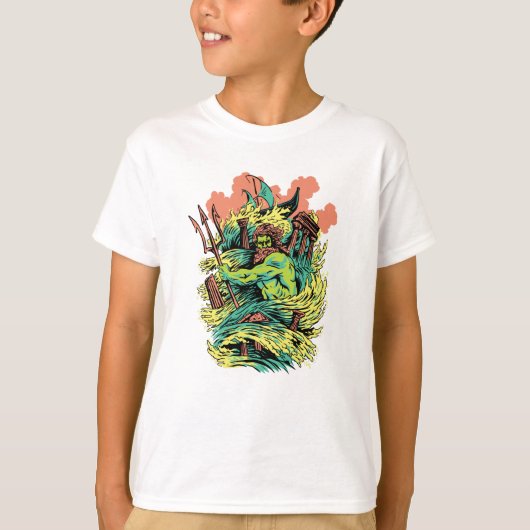 Poseidon God Mythology Greece Tシャツ (正面)