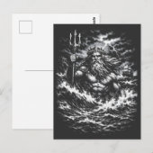 Poseidon — Lord of the Deep by BurnsInHell ポストカード (正面/裏面)