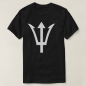 Poseidon trident neptune greek gods design  tシャツ (デザイン正面)
