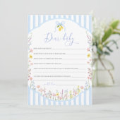 Posey Wildflower Dear Baby ゲーム 招待状 (スタンド正面)