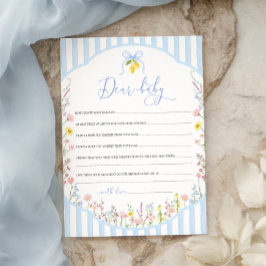 Posey Wildflower Dear Baby ゲーム 招待状