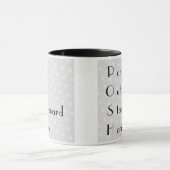 POSHクエレガントルーズインスパイアグレイ マグカップ (中央)