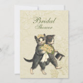 Posh Cats Bridal Shower Invitation 招待状 (正面)