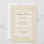 Posh Cats Bridal Shower Invitation 招待状 (裏面)