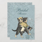Posh Cats Bridal Shower Invitation 招待状 (正面/裏面)