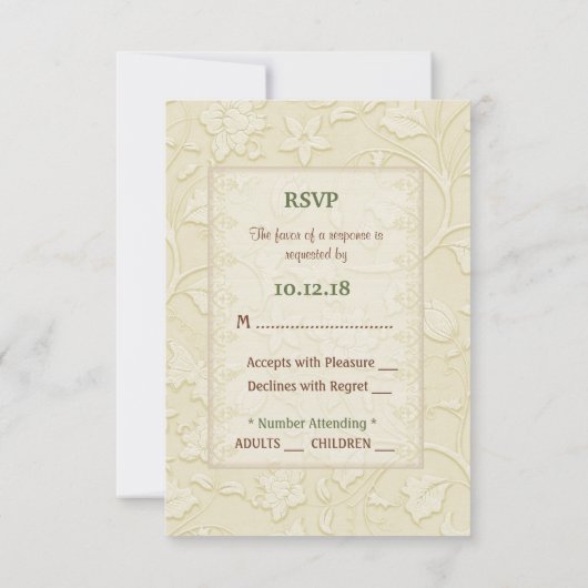 Posh Cats Wedding RSVP 2 (裏面)