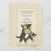 Posh Cats Wedding Save the Date セーブザデート (正面/裏面)