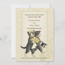Posh Cats Wedding Save the Date セーブザデート