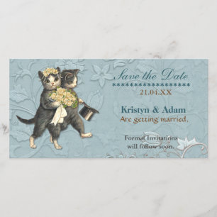Posh Cats Wedding Save the Date セーブザデート