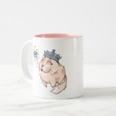 Posh Kitty Dreaming of Caviar  ツートーンマグカップ (正面左)