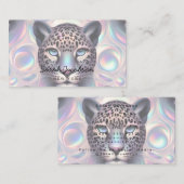 Posh Luxury Opal Iridescent Style 名刺 (正面/裏面)