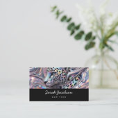 Posh Luxury Opal Iridescent Style 名刺 (スタンド正面)