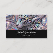 Posh Luxury Opal Iridescent Style 名刺 (正面)