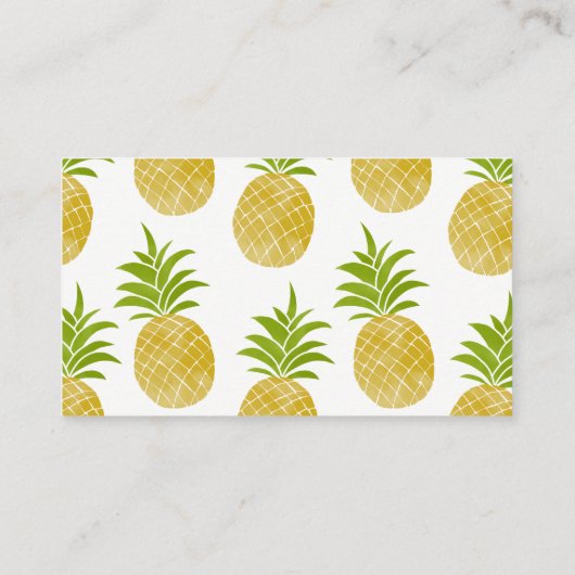 Posh Pineapple名刺 名刺 (裏面)