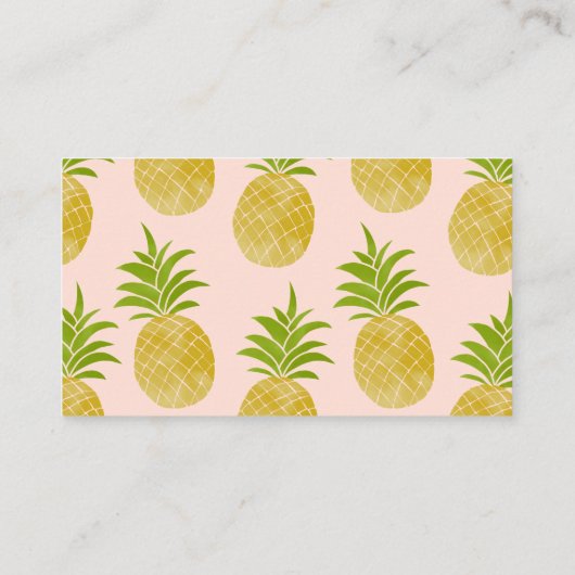 Posh Pineapple名刺 名刺 (裏面)