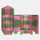 Posh Plaid Pink and Green  フェイバーボックス (見開き)