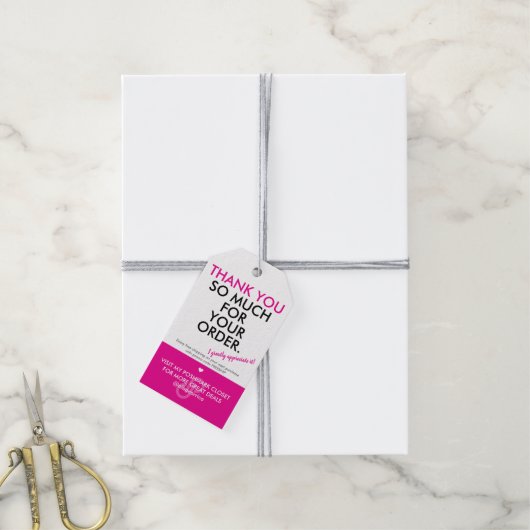 Poshmarkありがとう ギフトタグ (より糸付き)