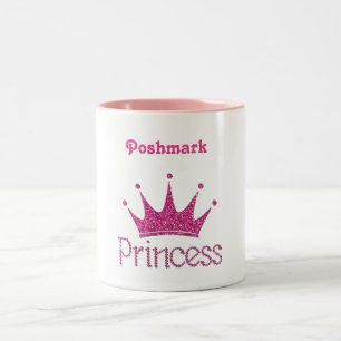 Poshmarkのプリンセスのコーヒー・マグ ツートーンマグカップ