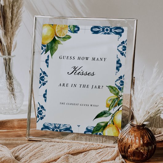 Posiano推測キスブライダルシャワー記号 ポスター